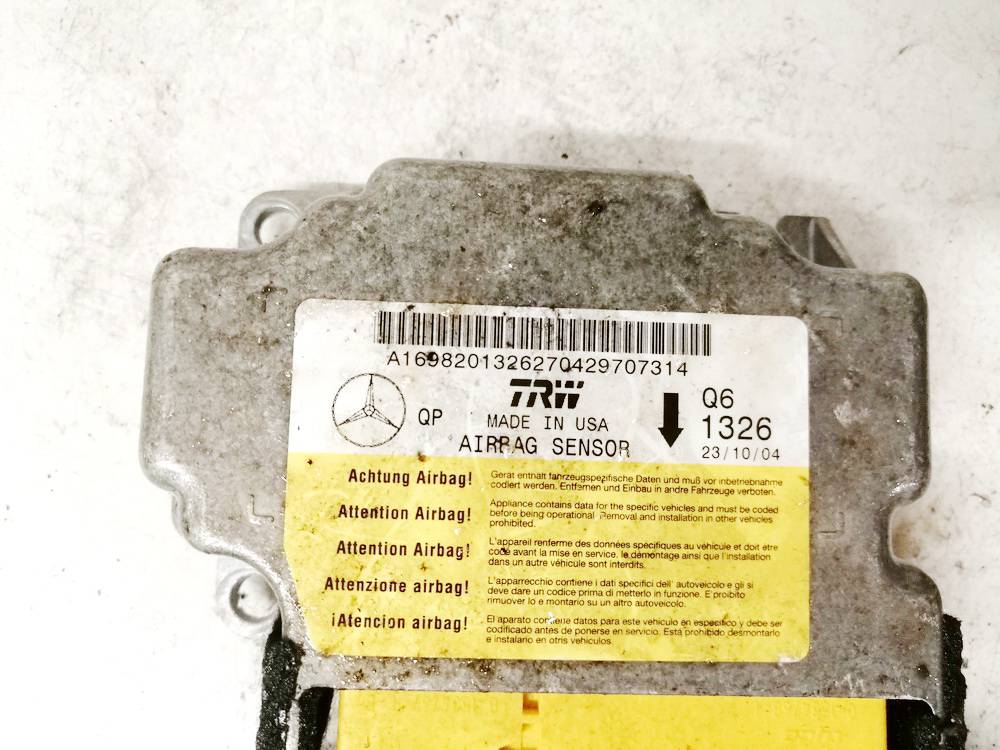 A169820132 Mercedes-Benz A-CLASS 2004 CENTRALITA AIRBAG - Thumbnail 3