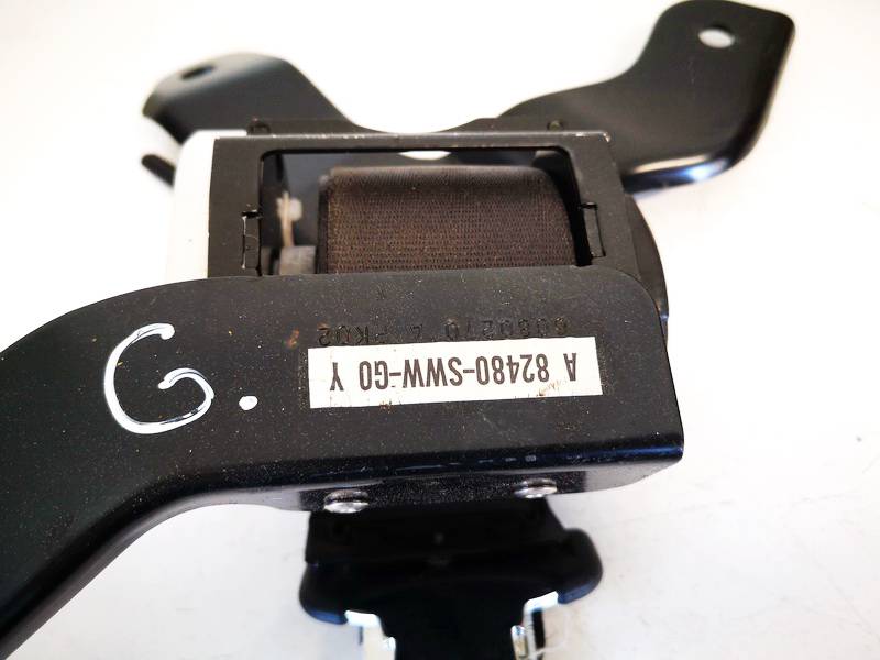 82480SWWG0 Honda CR-V 2008 Sicherheitsgurt Gurt Hinten Zentrum - Thumbnail 3