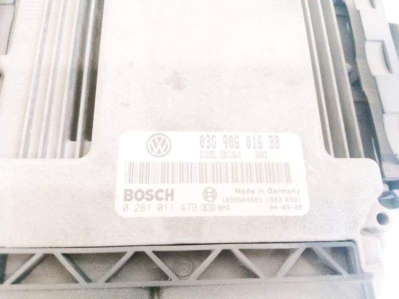 03G906016BB Volkswagen Touran 2004 ECU Engine Computer (Engine Control Unit) - Thumbnail 3