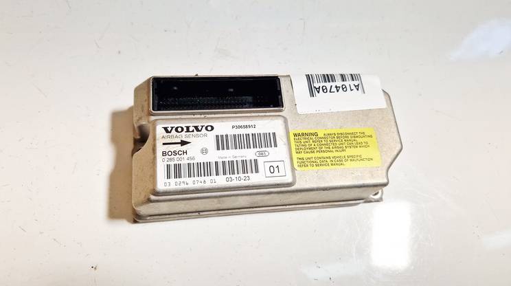 P30658912 Volvo S60 2004 Komputer SRS airbag – moduł sterujący poduszek powietrznych