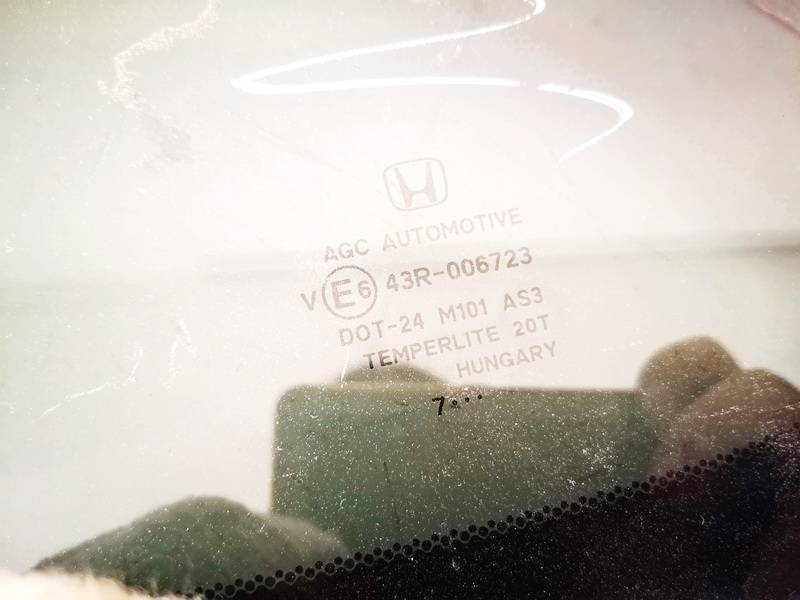 AS3 Honda CR-V 2008 Aizmugurējais virsbūves sānu stikls - AIZMUGURE PA KREISI - Thumbnail 2
