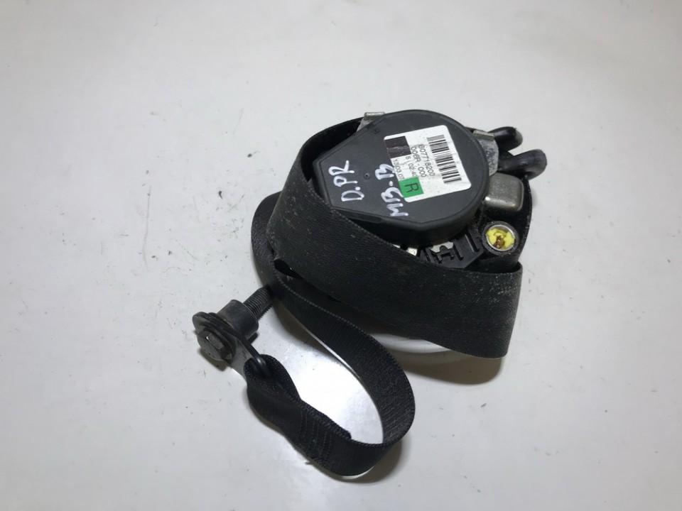 607718200 Mercedes-Benz B-CLASS 2007 Seat belt - FRONT RIGHT