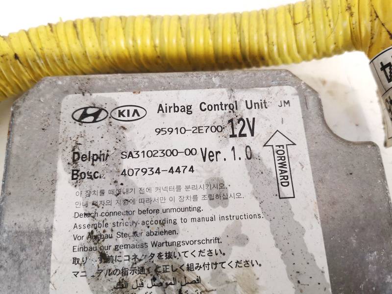 959102E700 Hyundai Tucson 2006 Airbag crash sensors module - Thumbnail 2