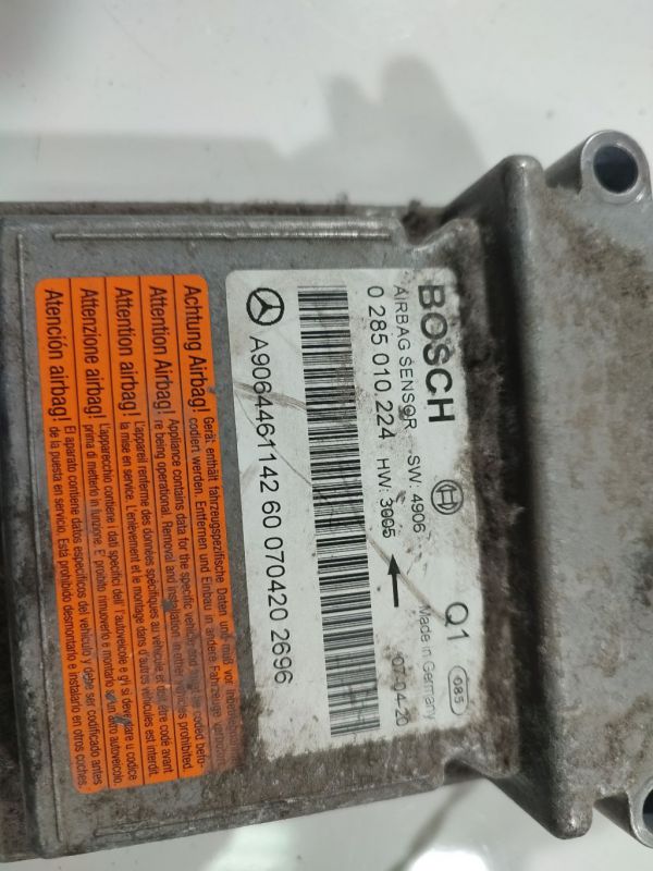 0285010224 Mercedes-Benz Sprinter 2007 Airbag crash sensors module - Thumbnail 4