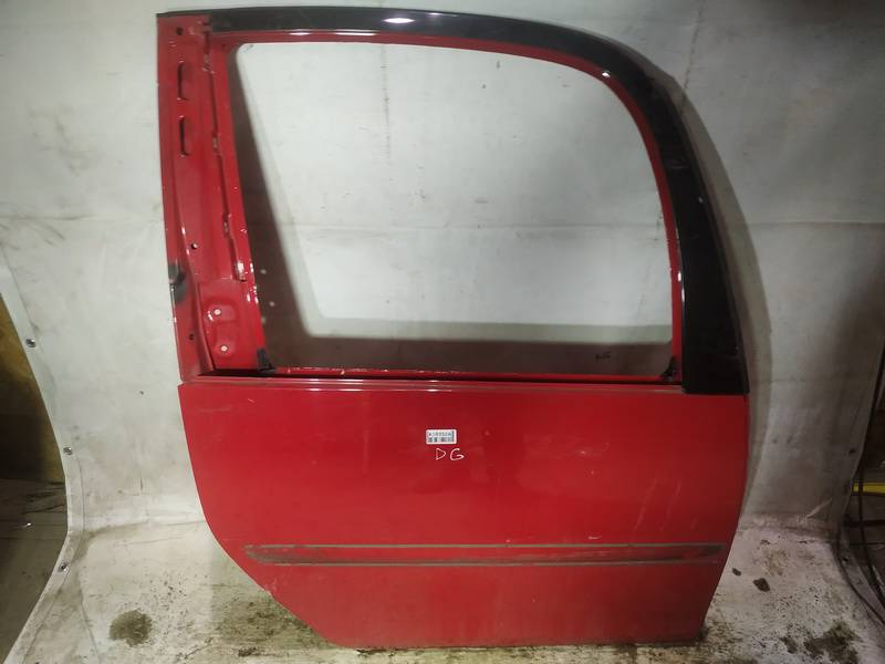 RAUDONOS Skoda Roomster 2008 Drzwi - TYLNE PRAWE