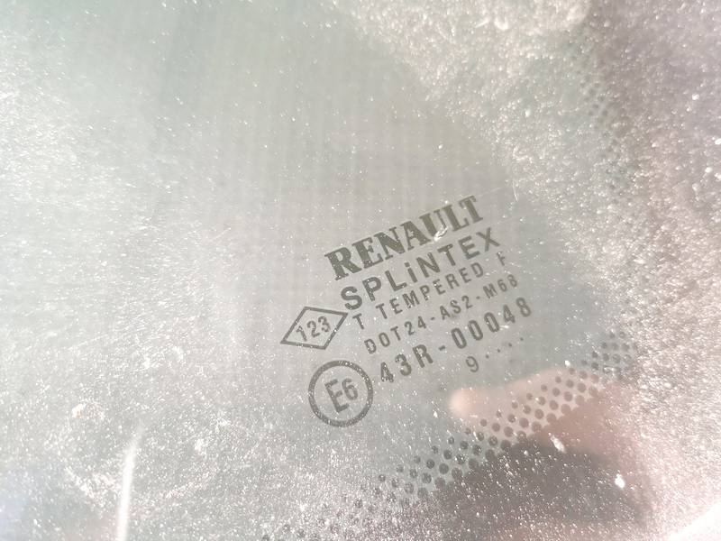 AS2 Renault Scenic 1999 Aizmugurējais virsbūves sānu stikls - AIZMUGURE PA LABI - Thumbnail 2