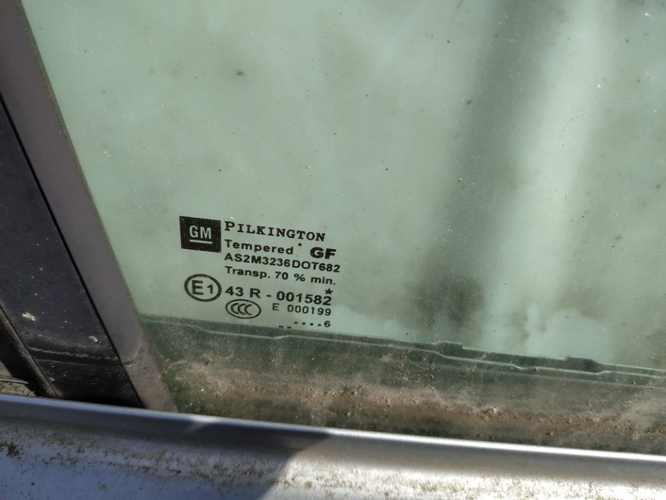 Opel Astra 2006 Szyba drzwi - TYLNE PRAWE - Thumbnail 2