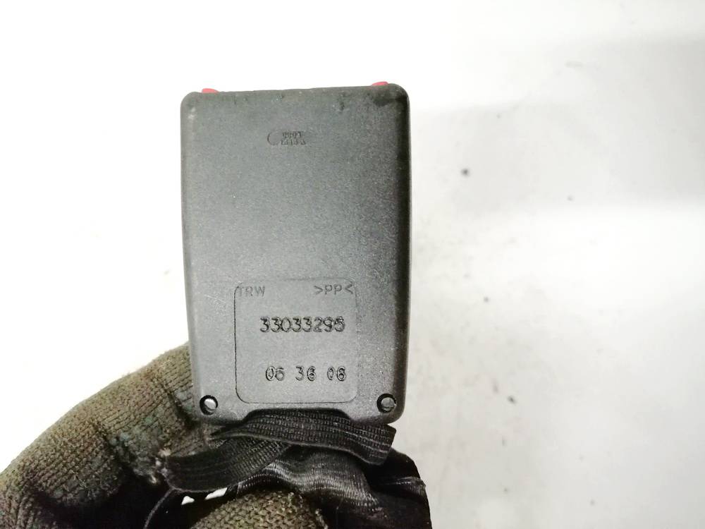 33033295 Citroen Berlingo 2007 Seat belt holder (Seat belt Buckle) - REAR LEFT - Thumbnail 3