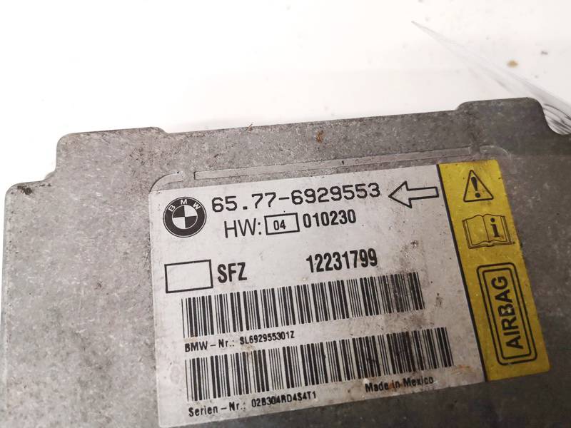 65776929553 BMW 7-Series 2003 SRS gaisa spilvena dators – gaisa spilvenu vadības bloks - Thumbnail 2