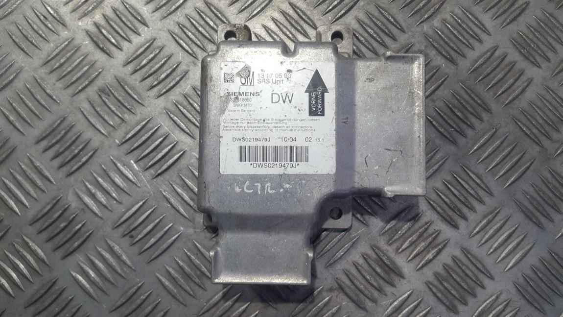 13170590 Opel Vectra 2004 Airbag crash sensors module