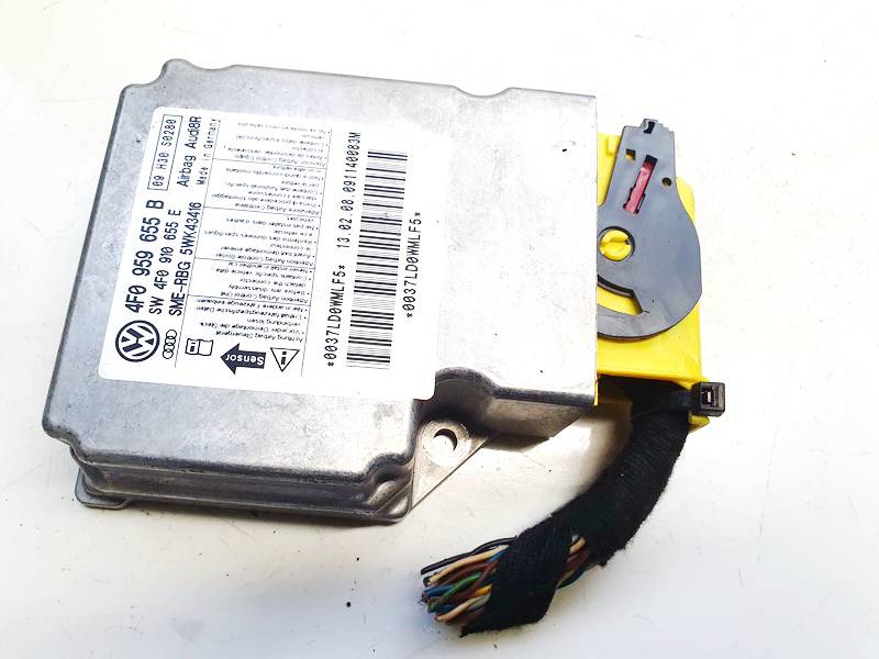 4F0959655B Audi Allroad 2008 Airbag crash sensors module - Thumbnail 2