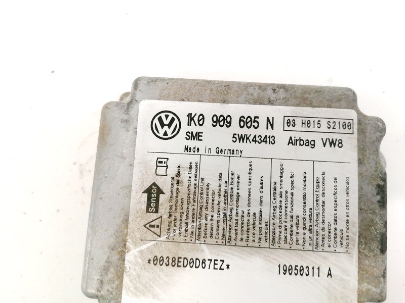 1K0909605N Seat Altea 2005 Airbag crash sensors module - Thumbnail 3