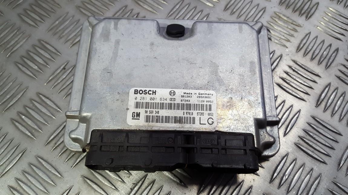 90569348 Opel Vectra 1998 Motormanagement, Steuergerät, ECU