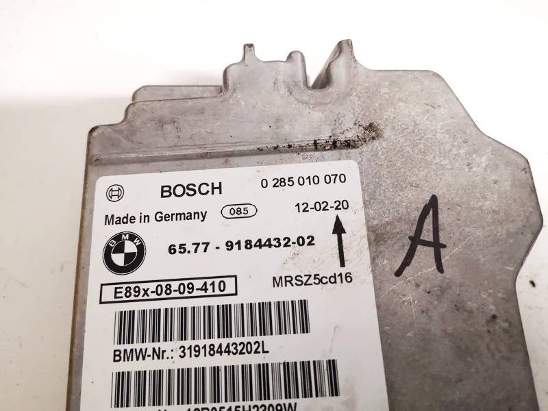 6577918443202 BMW 3-Series 2006 Airbag crash sensors module - Thumbnail 2
