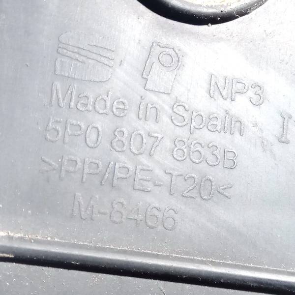 5P0807863B Seat Altea 2005 Uchwyt zderzaka - TYLNE LEWE - Thumbnail 3