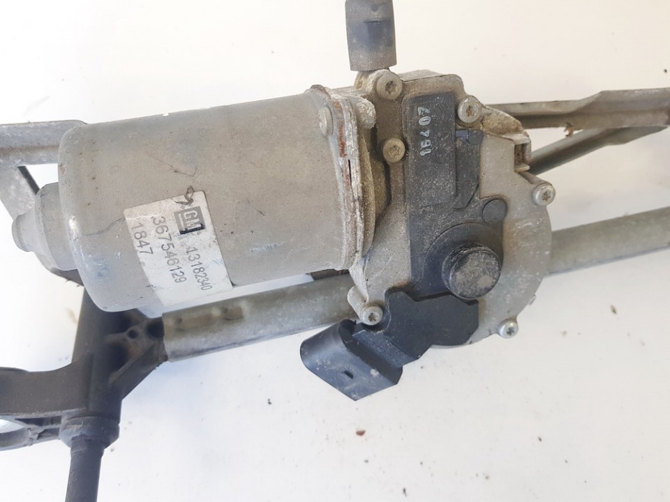 13182340 Opel Corsa 2007 windscreen front wiper motor - FRONT