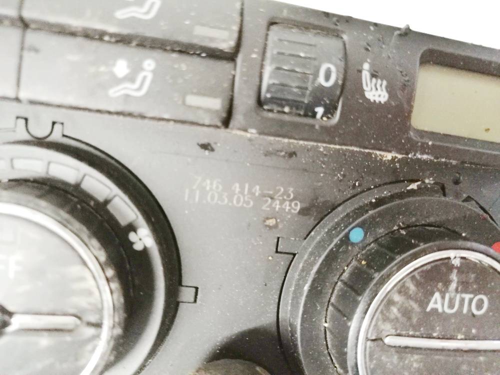 74641423 Volkswagen Touran 2004 Heizungsbedienteil Klimabedienteil - Thumbnail 3