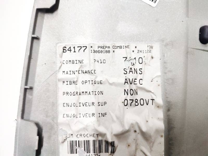 1846597 Peugeot 807 2003 Spidometrs – instrumentu panelis - Thumbnail 2