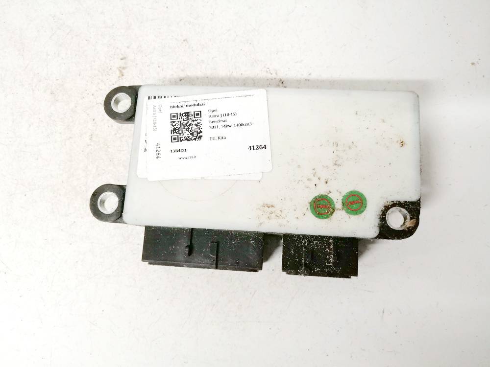 13582437 Opel Astra 2011 SRS AIRBAG KOMPIUTERIS - ORO PAGALVIU VALDYMO BLOKAS - Thumbnail 2