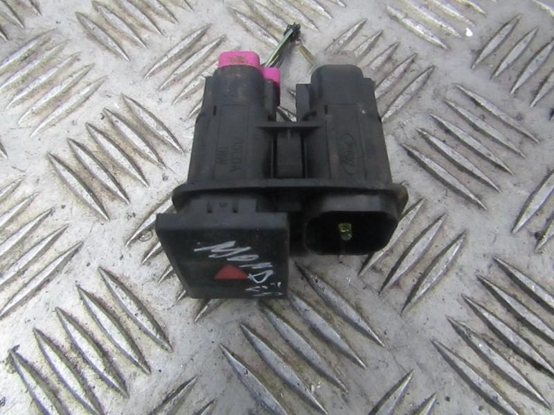 1S7T13A350BD Ford Mondeo 2001 Schalter Mittelkonsole Warnblink Warnblinkschalter Rot