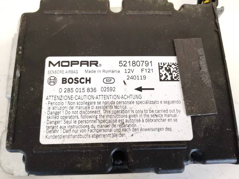 0285015836 Jeep Renegade 2023 Airbag crash sensors module - Thumbnail 2