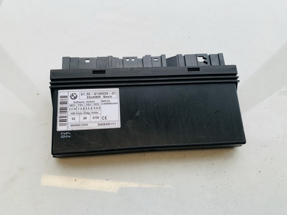 6135913603901 BMW 5-Series 2006 General Module Comfort Relay (Unit)