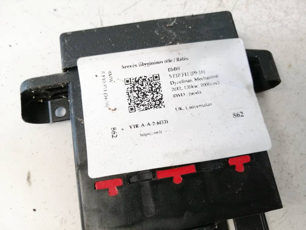 6114915341802 BMW 5-Series 2010 Ventilatora vadības relejs - Thumbnail 3