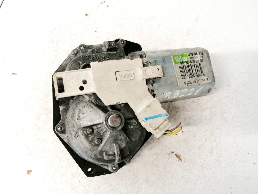964650088000 Peugeot 407 2005 Wiper motor (Rear Screen Wiper Engine) - REAR