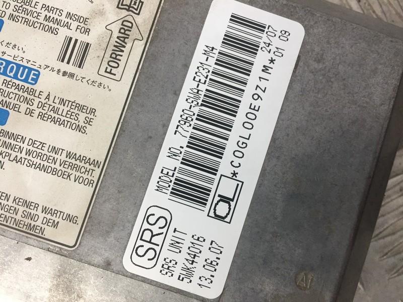 77960SWAE231M4 Honda CR-V 2007 Airbag crash sensors module - Thumbnail 2