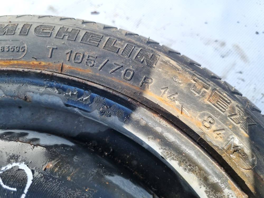 4X100 Volkswagen Golf 1990 Rueda de repuesto temporal - Rueda galleta - Thumbnail 3