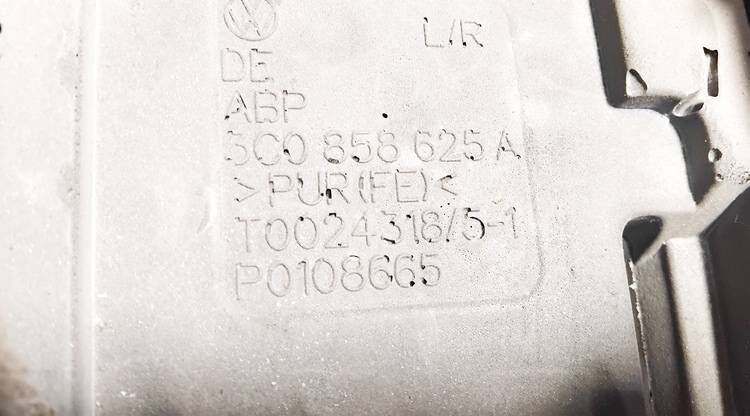 3C0858625A Volkswagen Passat 2007 Steering Column Cowl Trim Panel Bottom - Thumbnail 3