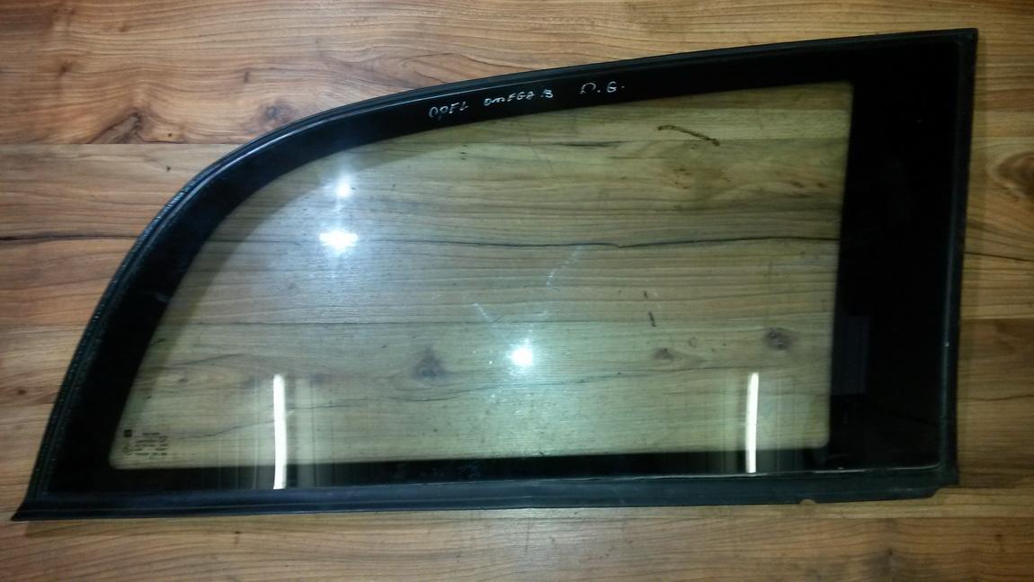43R00081 Opel Omega 1995 Corner quarter window glass - REAR RIGHT