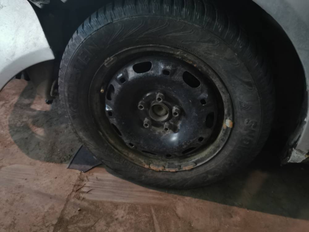 5X100 Volkswagen Polo 2007 Komplet stalowych felg R14 - Thumbnail 4