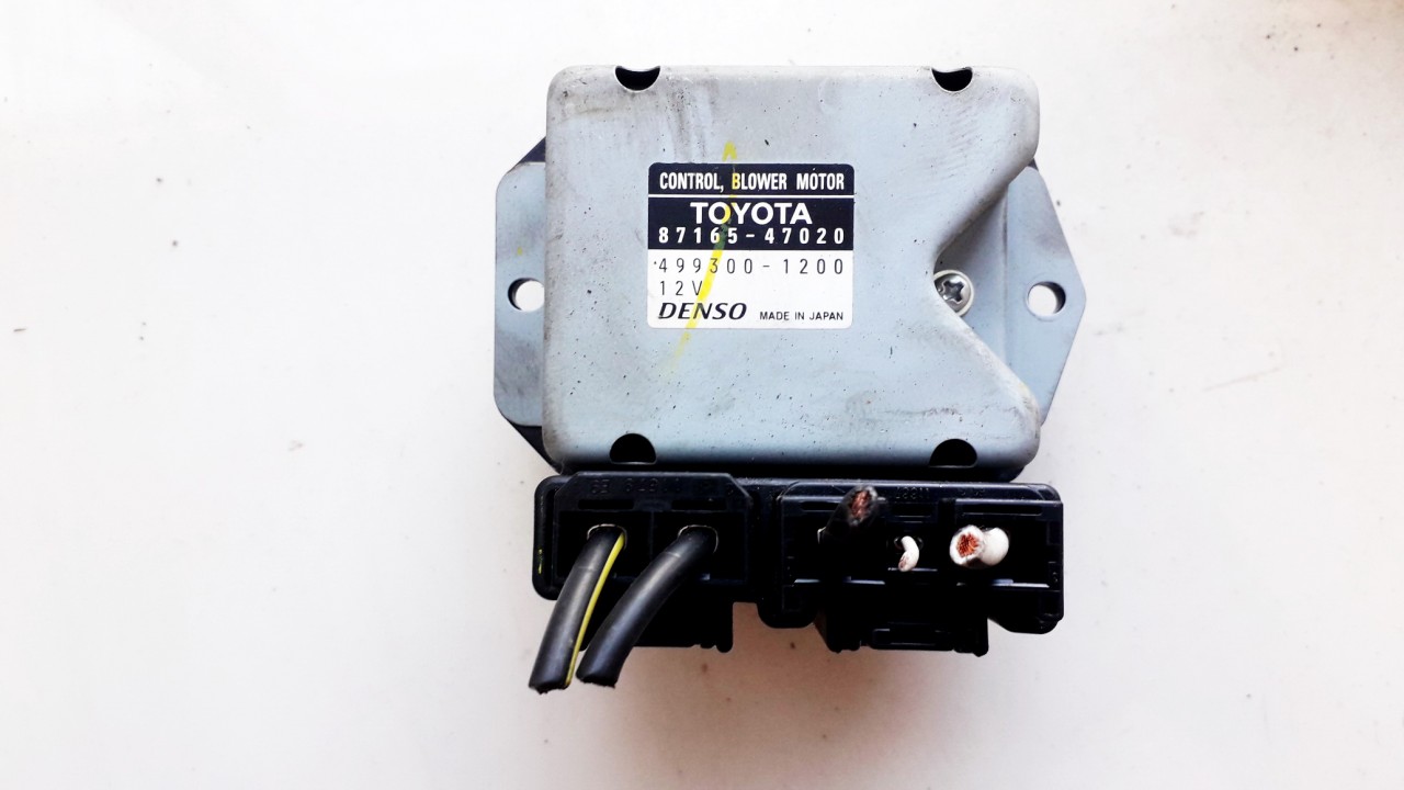 8716547020 8716547020, 4993001200 Heater Resistor (Heater Blower Motor Resistor) Toyota Prius