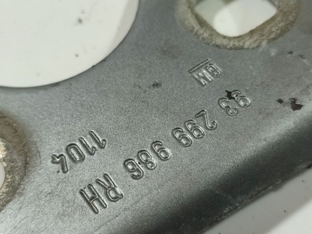 93299986 Opel Meriva 2006 BISAGRA CAPOT, Bisagras del capó - tapa del motor - DELANTERO DERECHO - Thumbnail 3