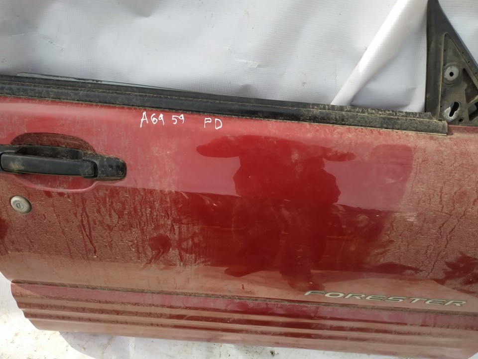 RAUDONOS Subaru Forester 2002 Doors - FRONT RIGHT - Thumbnail 3