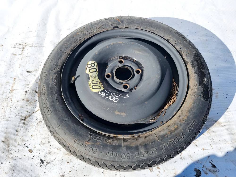 4X100 Volkswagen Golf 1995 Koło dojazdowe – tzw. „tabletka“