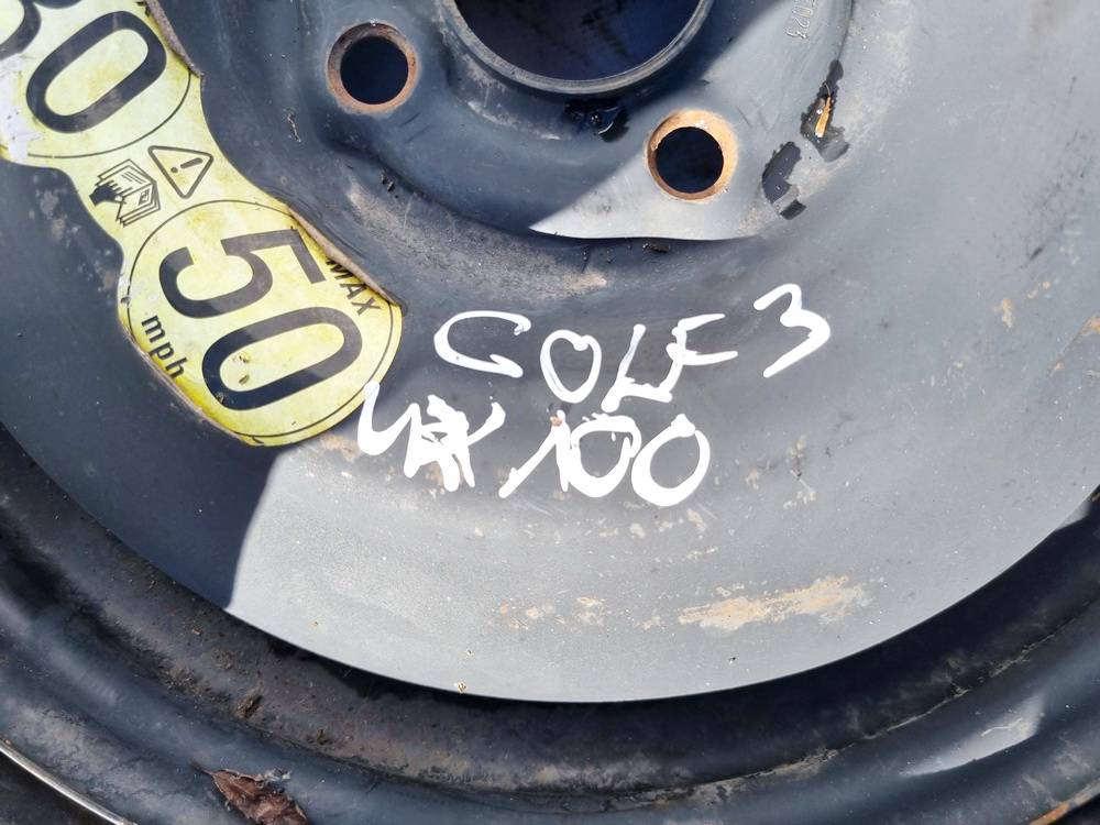 4X100 Volkswagen Golf 1995 Rueda de repuesto temporal - Rueda galleta - Thumbnail 4