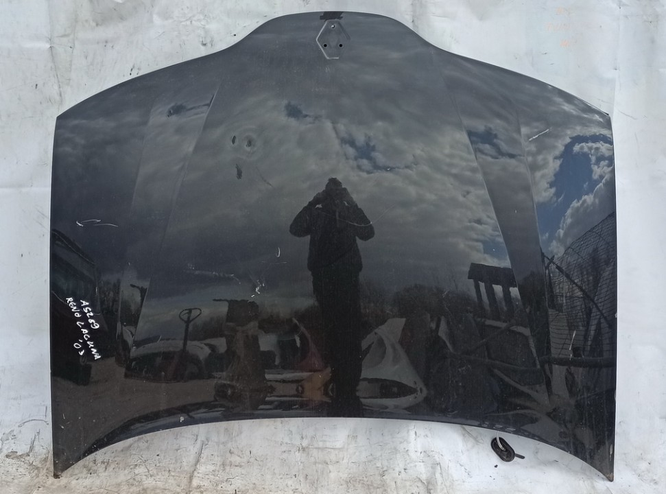 JUODA Renault Laguna 2003 Kapotas (Variklio dangtis)