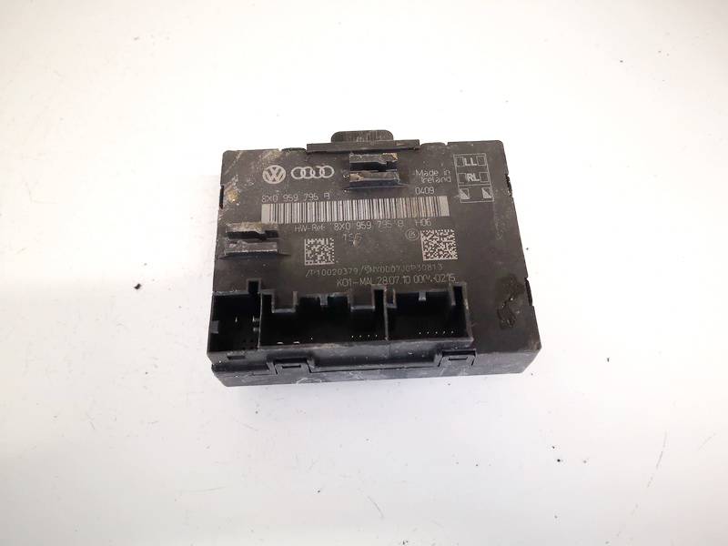 8X0959795B Skoda Superb 2011 Door control relay (DOOR CONTROL UNIT MODULE ECU )