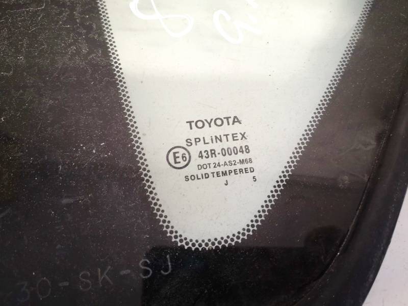 AS2 Toyota Corolla Verso 2006 Szyba okna ćwierćowego narożnego - TYLNE LEWE - Thumbnail 2
