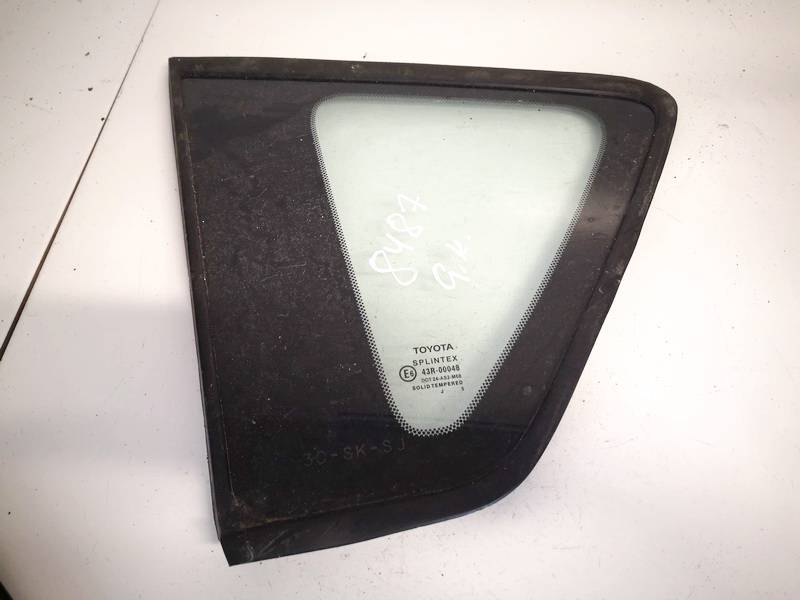 AS2 Toyota Corolla Verso 2006 Corner quarter window glass - REAR LEFT