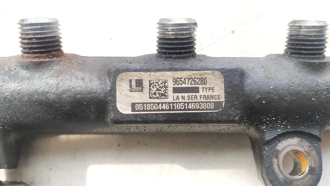 9654726280 Citroen C5 2008 Fuel injector rail (injectors)(Fuel distributor) - Thumbnail 3