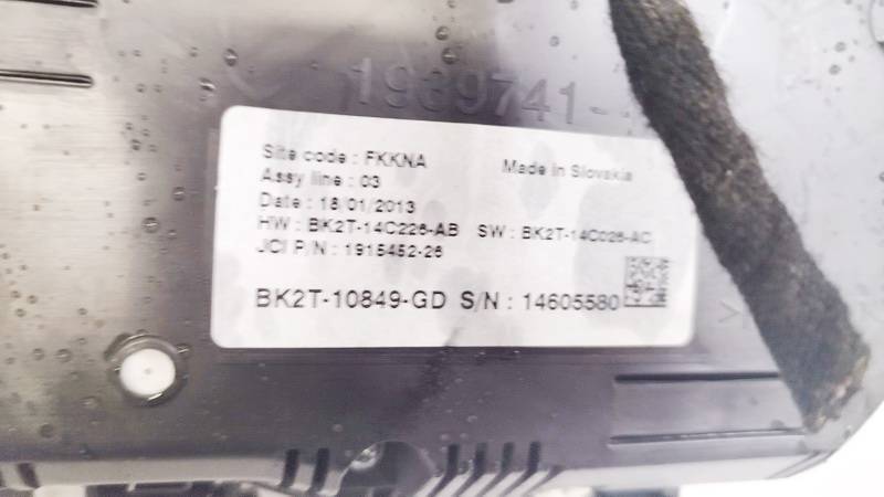 BK2T10849GD Ford Transit Custom 2013 Spidometras - prietaisu skydelis - Thumbnail 3