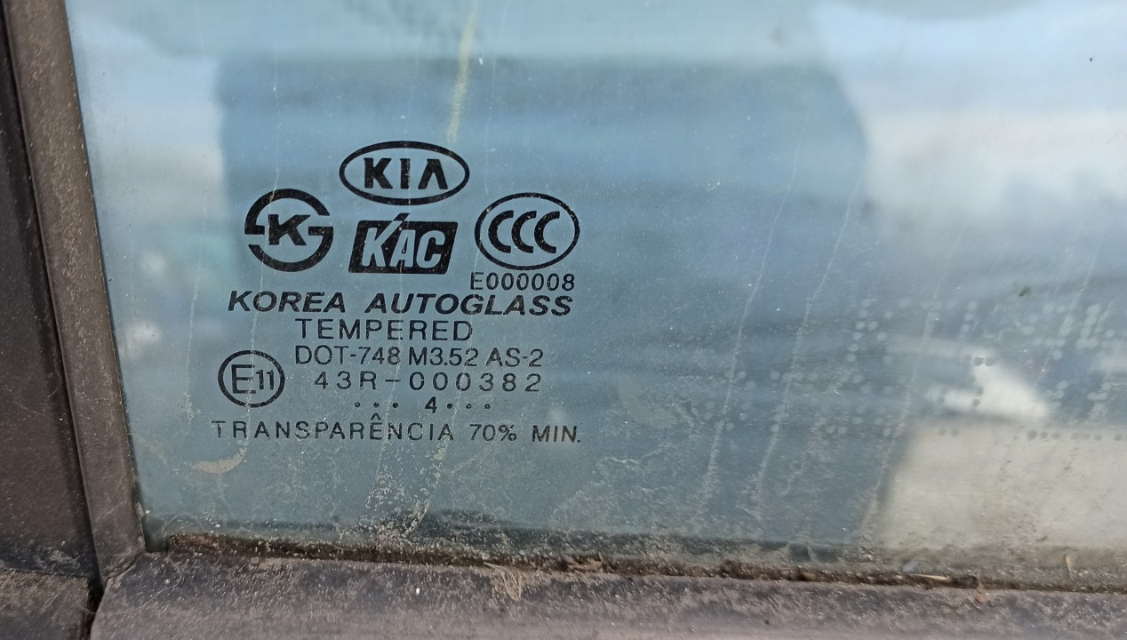 SIDABRINE Kia Sorento 2004 LUNA TRASERA DERECHA, 
Luna de la puerta trasera - ABAJO A LA DERECHA - Thumbnail 2