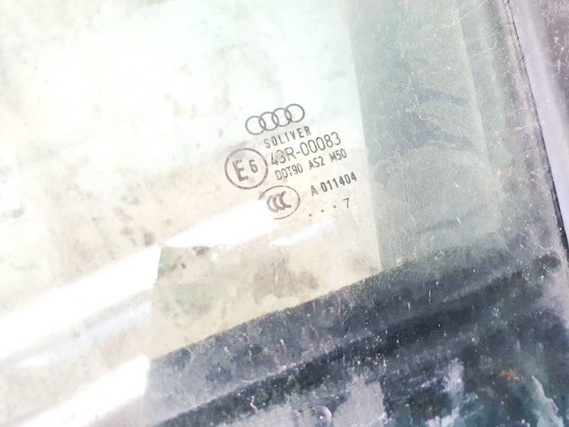 DOT90AS2M50 Audi A6 2005 Door-Drop Glass - FRONT LEFT - Thumbnail 3
