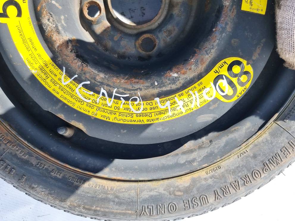 4X100 Volkswagen Vento 1995 Rueda de repuesto temporal - Rueda galleta - Thumbnail 4