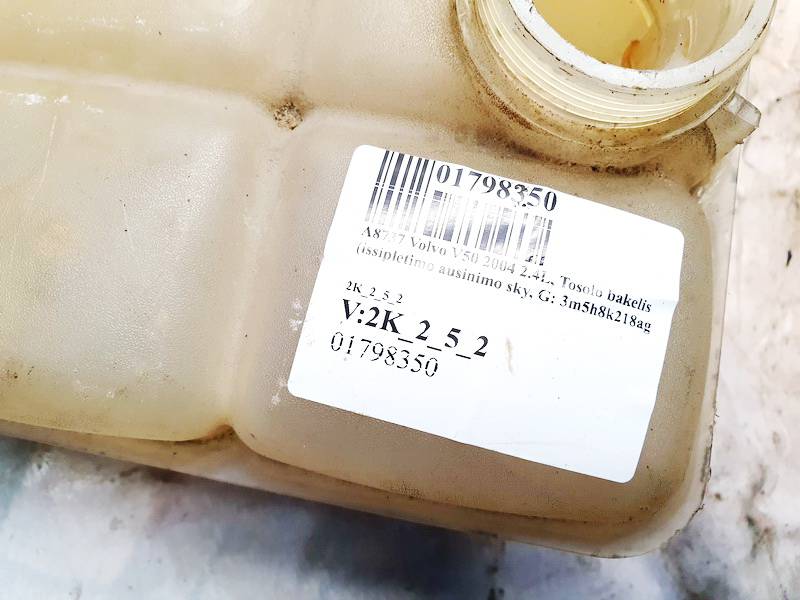 3M5H8K218AG Volvo V50 2004 Expansion Tank coolant (RADIATOR EXPANSION TANK BOTTLE ) - Thumbnail 2