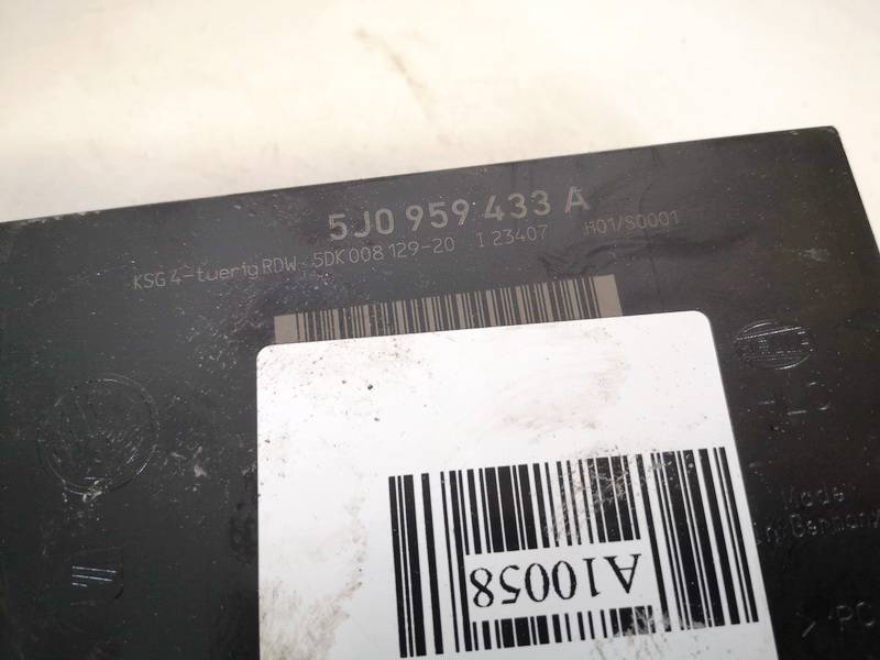 5J0959433A Skoda Fabia 2008 MÓDULO DE CONFORT-CONVENIENCIA - Thumbnail 2