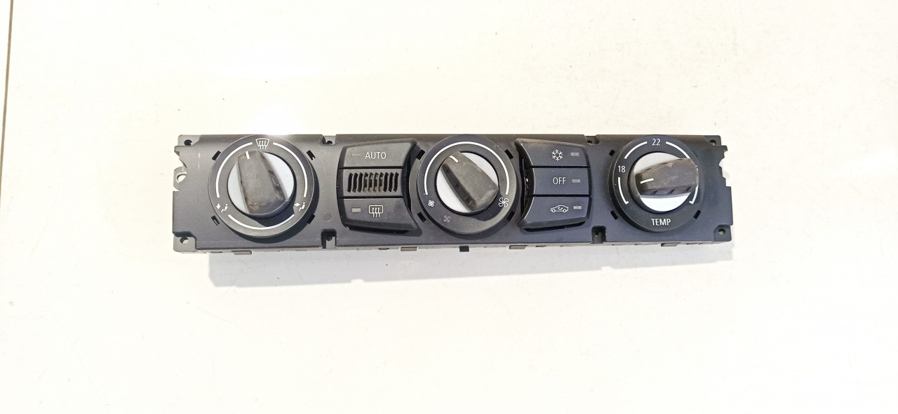 64119177712 BMW 5-Series 2006 Climate Control Panel (heater control switches)